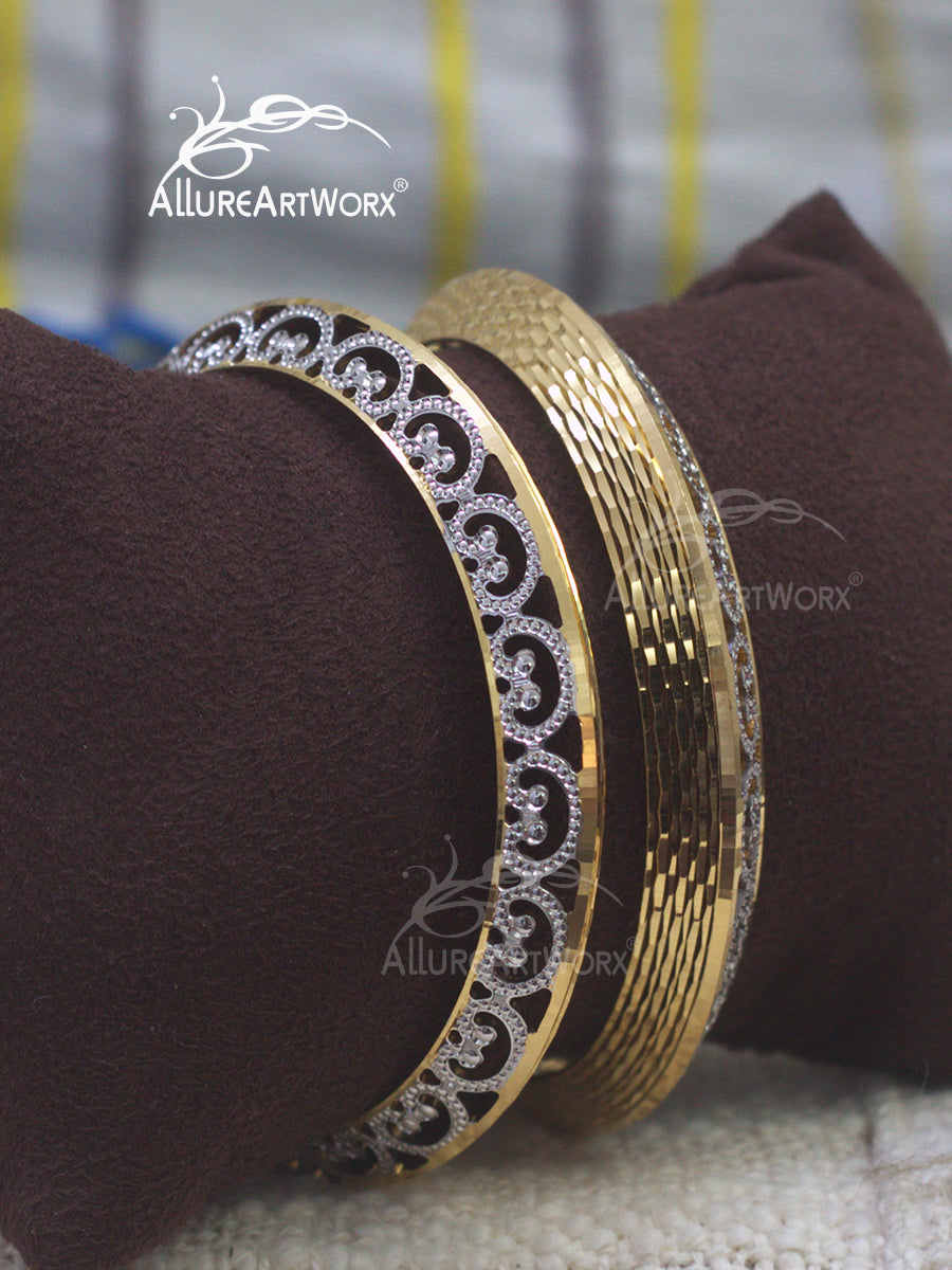 Trendy Bangles(Two-tone)