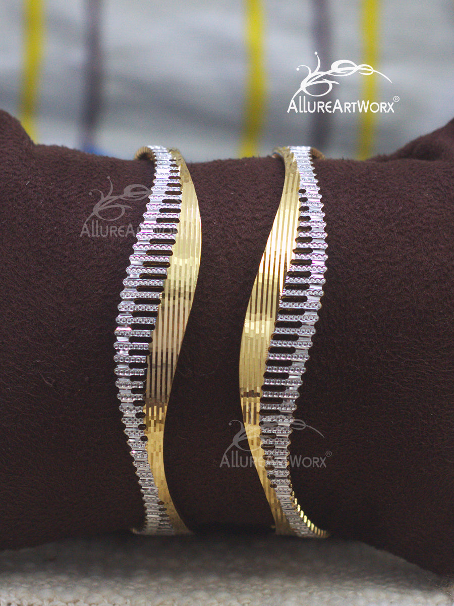 Trendy Bangles(Two-tone)