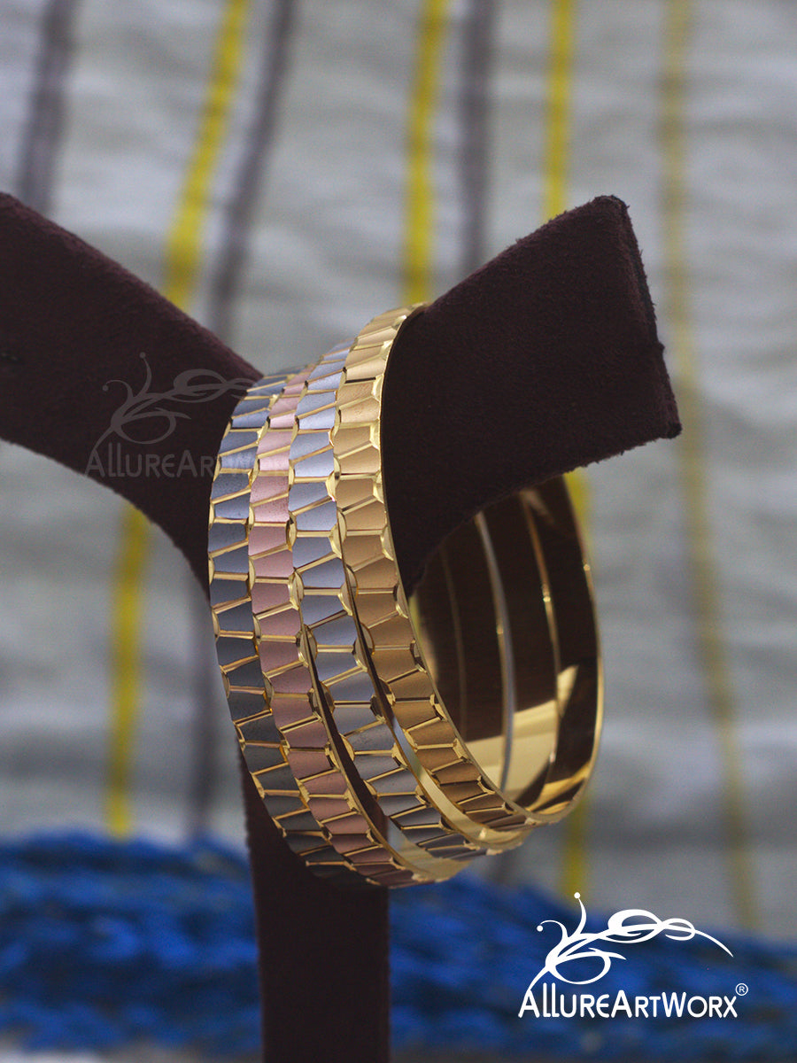 Trendy Bangles(Four-tone)