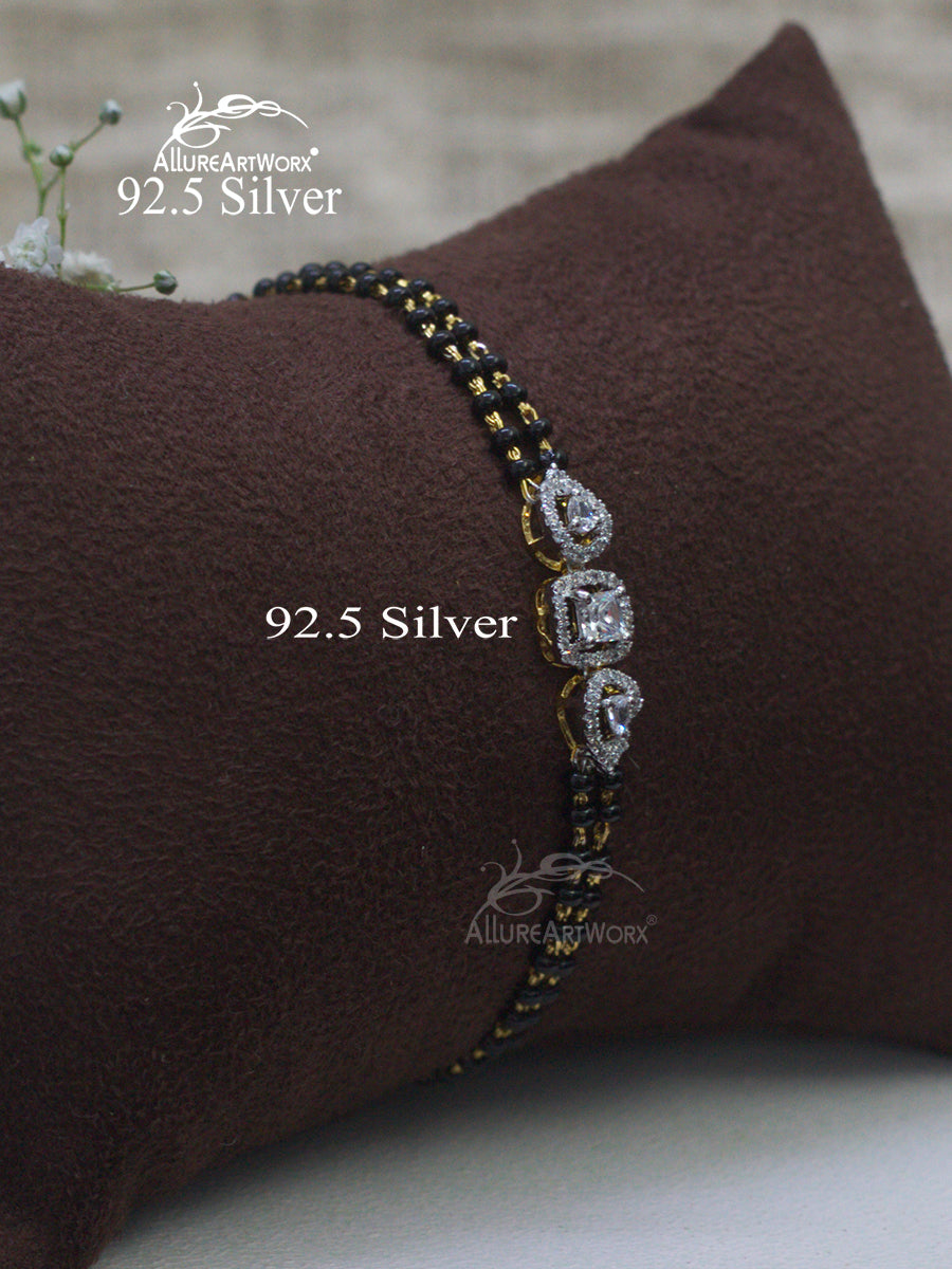 Aviva Silver Mangalsutra Bracelet