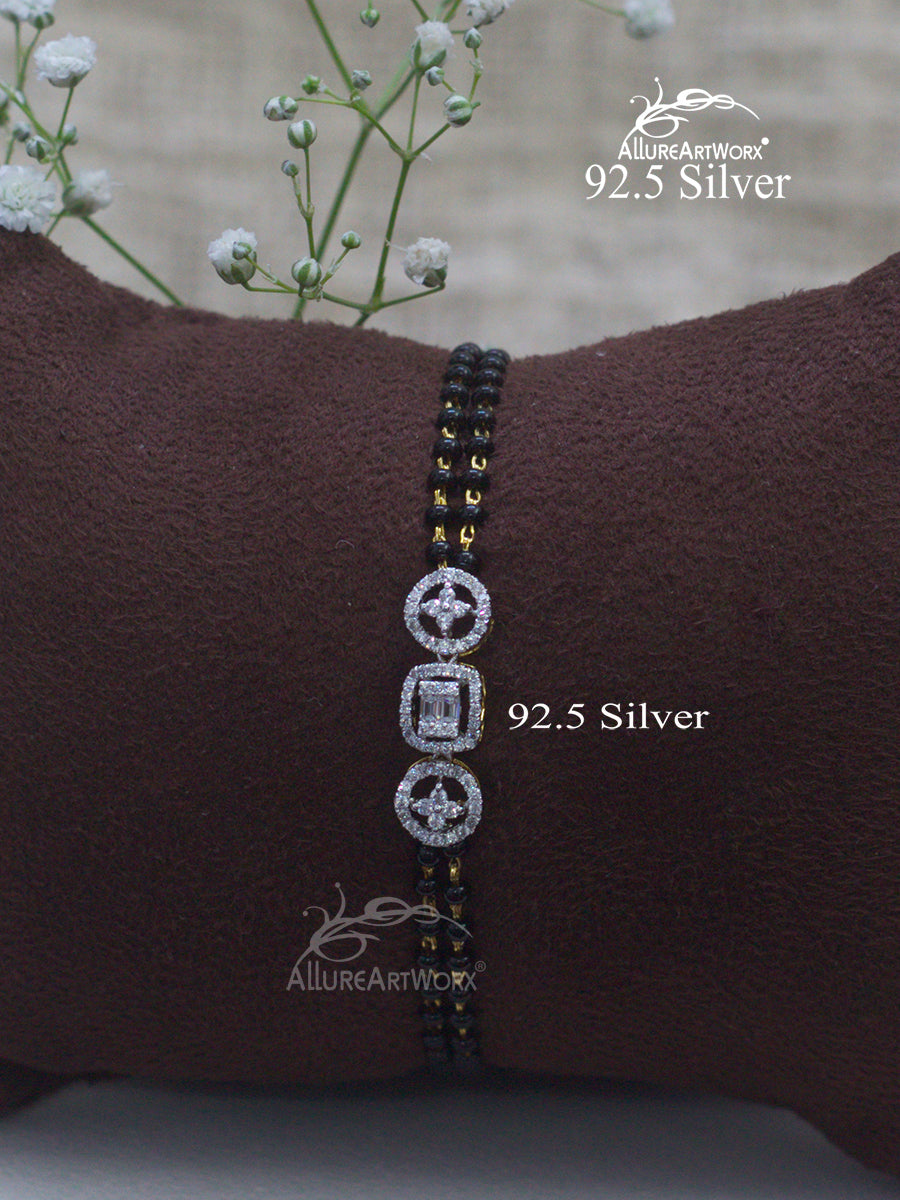 Aviva Silver Mangalsutra Bracelet