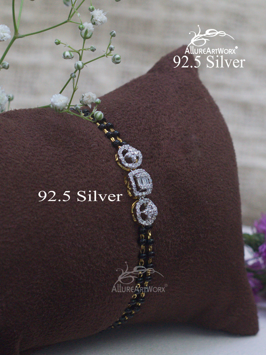 Aviva Silver Mangalsutra Bracelet