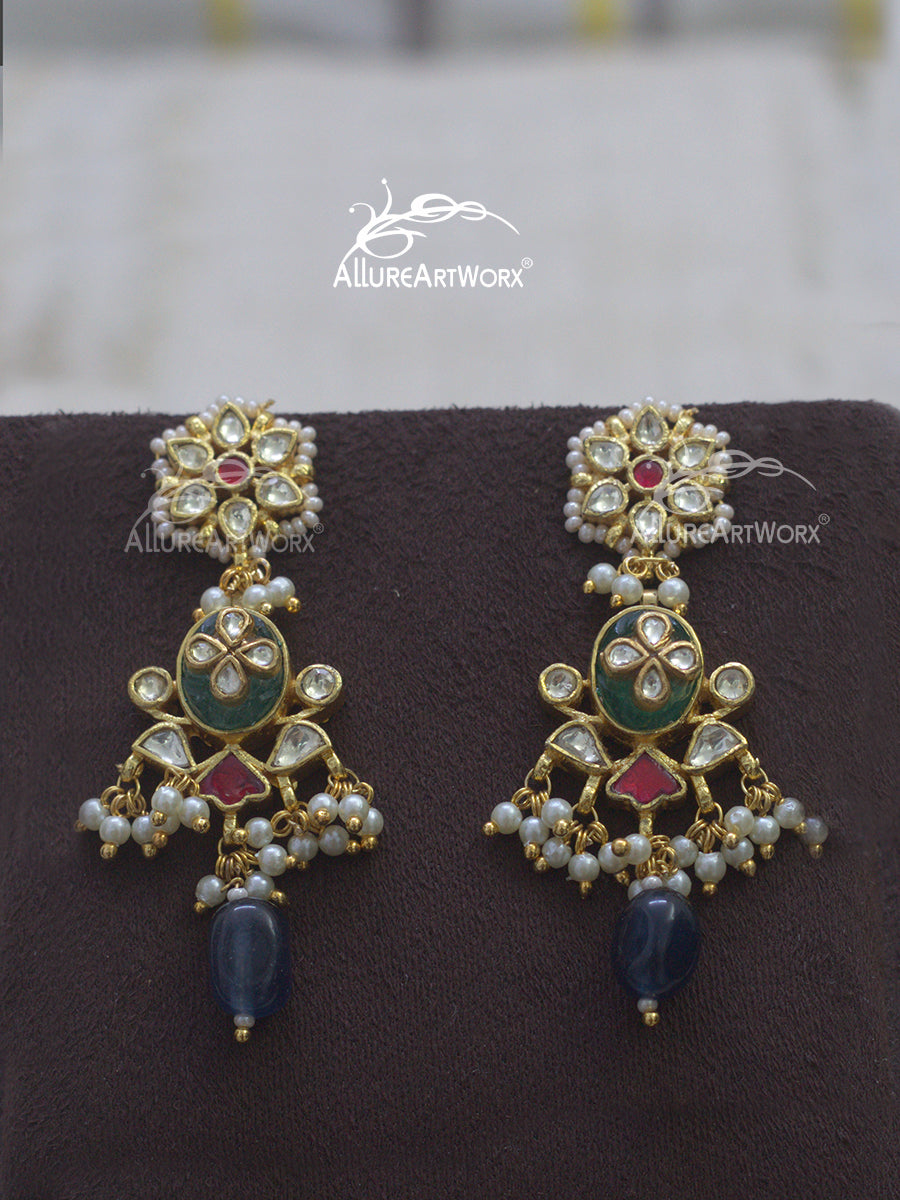 Jadau Earrings