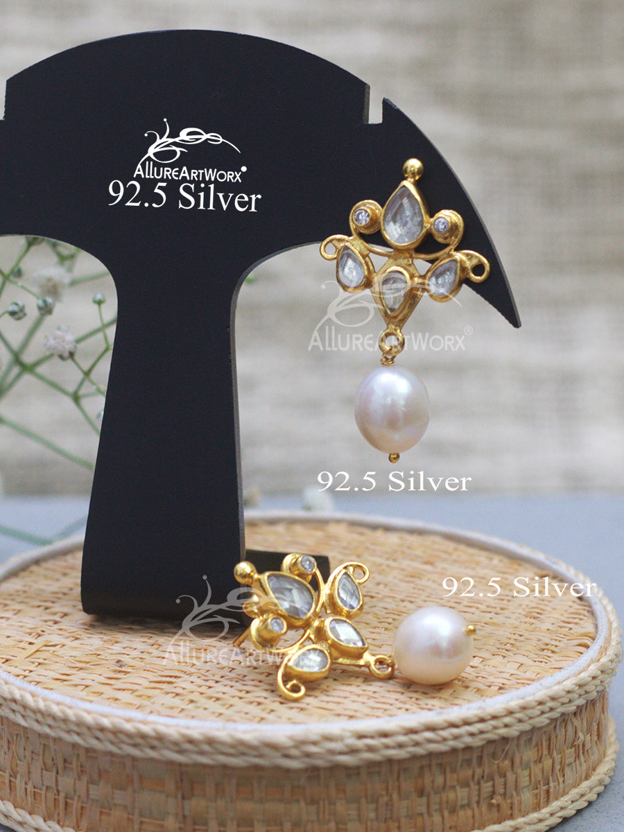 92.5 Silver Earring 161142