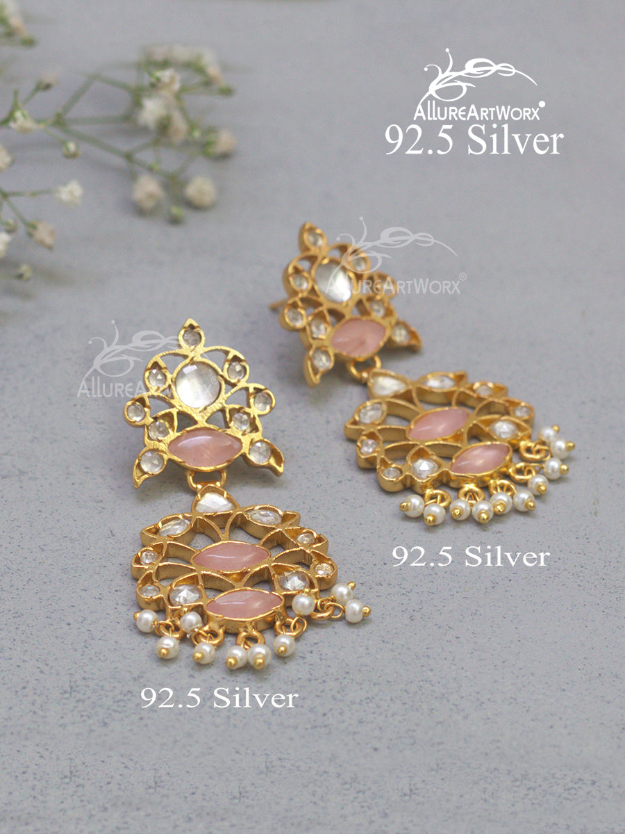 Ruzova Silver Earrings