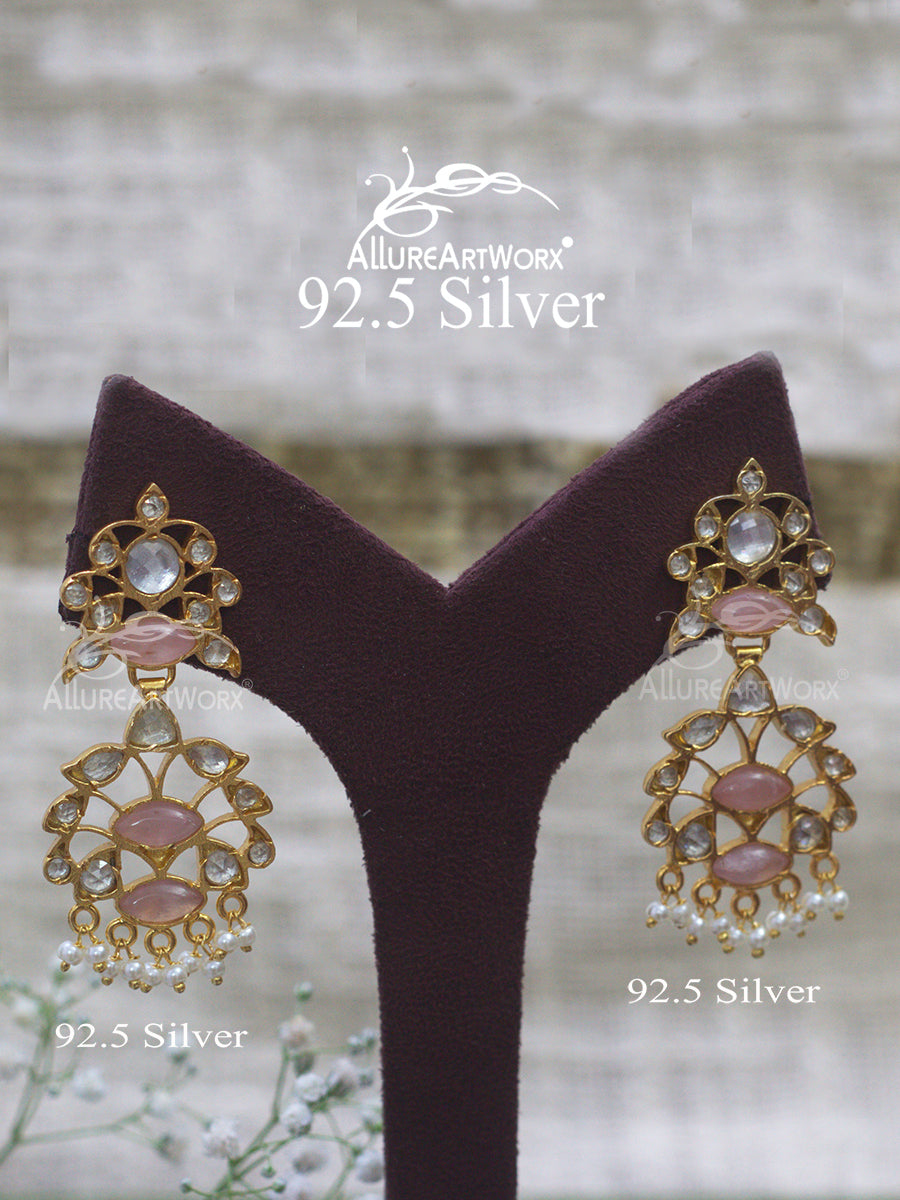 Ruzova Silver Earrings