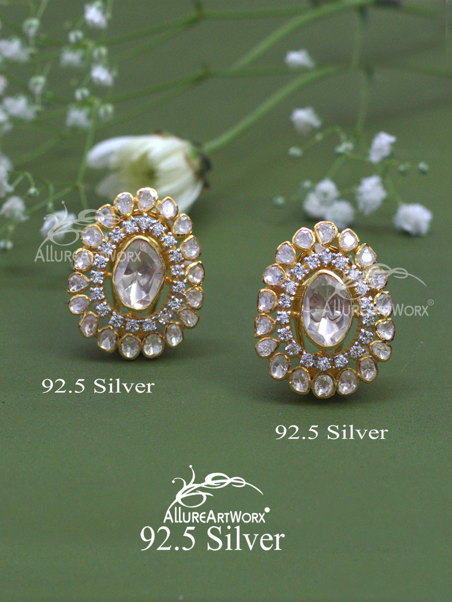 Sparkle Silver Earrings