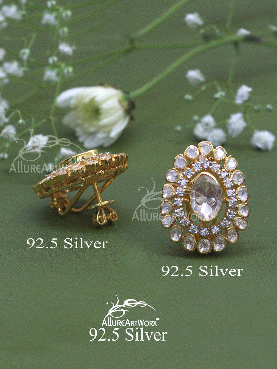 Sparkle Silver Earrings