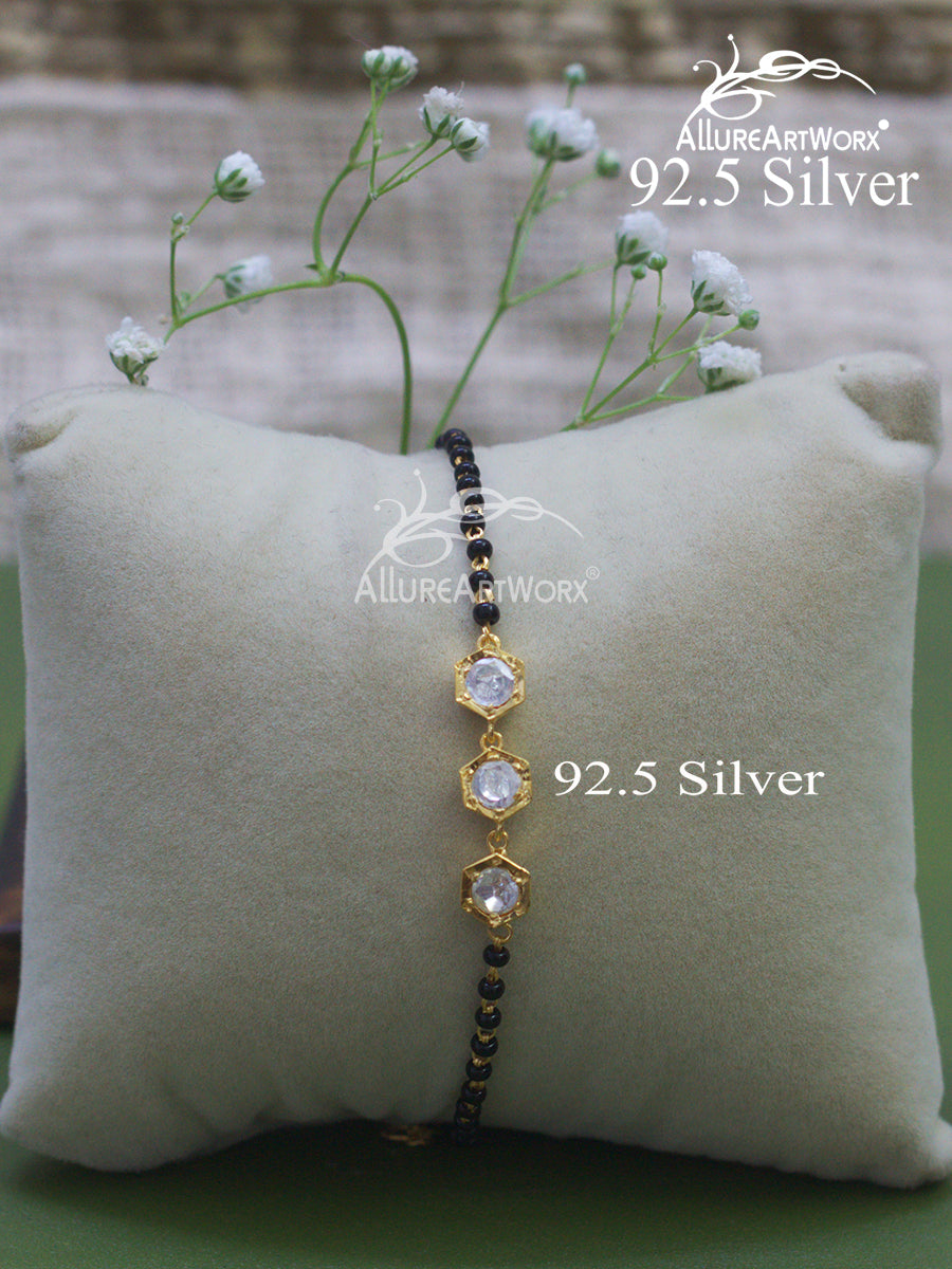 Adira Silver Mangalsutra Bracelet