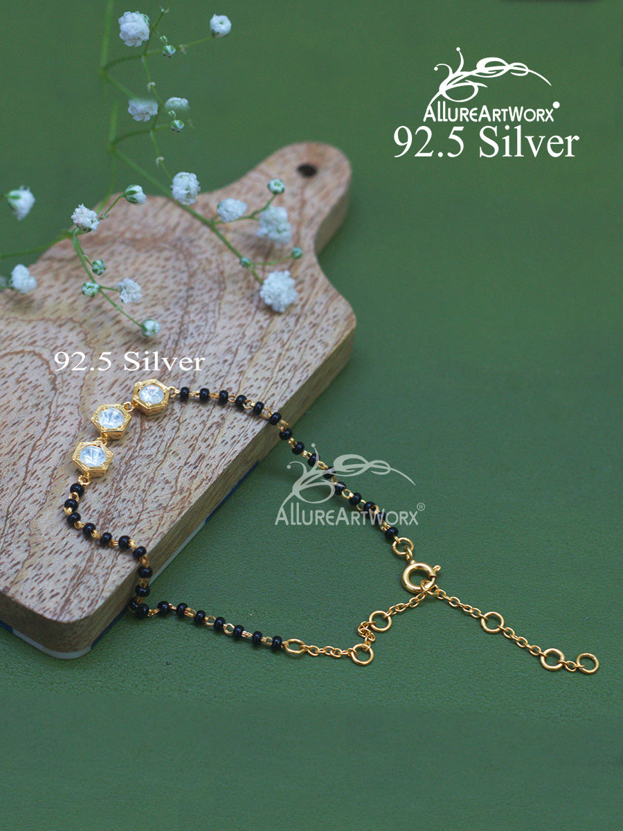 Adira Silver Mangalsutra Bracelet