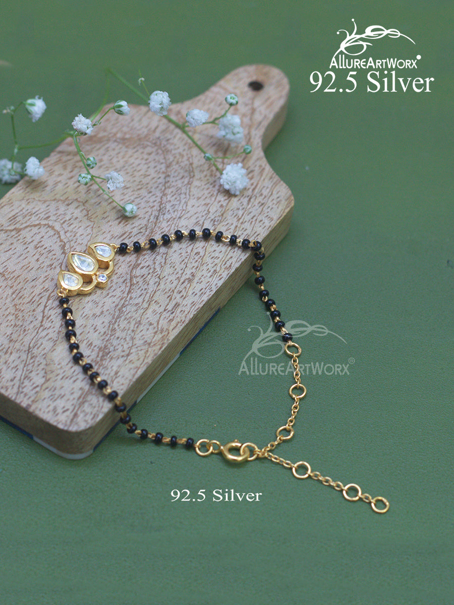 Aadya Silver Mangalsutra Bracelet
