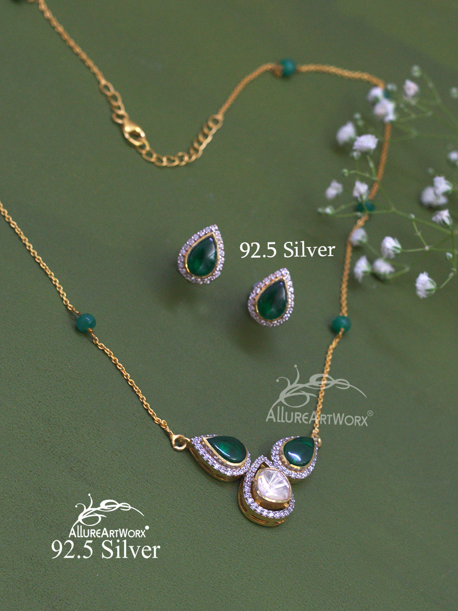 Verdell Silver Necklace