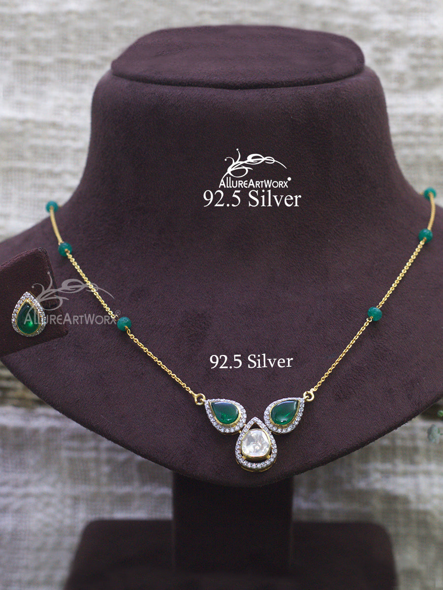 Verdell Silver Necklace