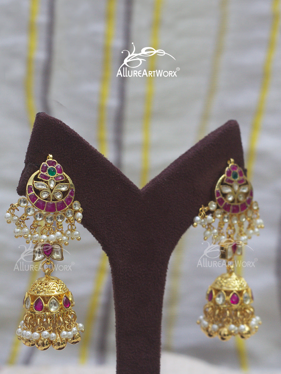 Jadau Jhumkas