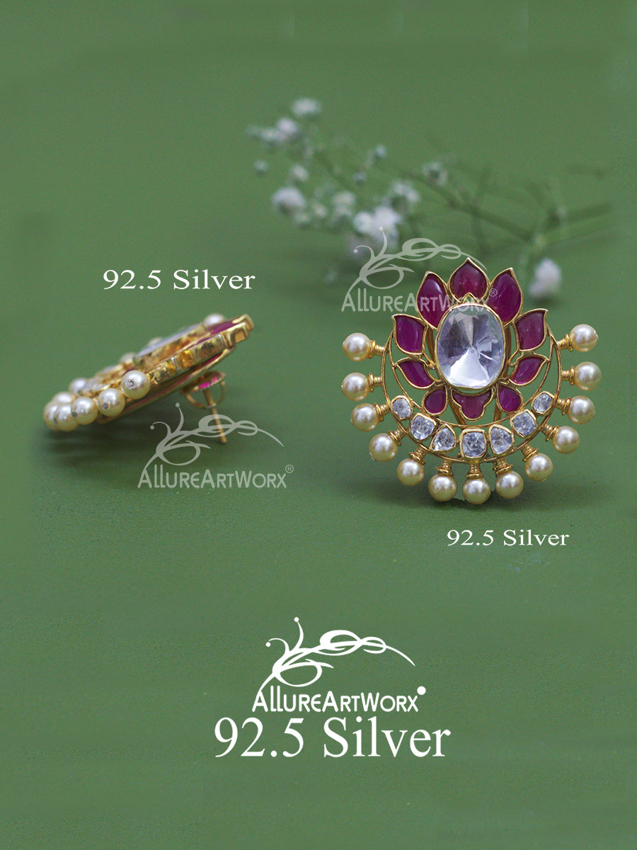 Karnika Silver Earrings