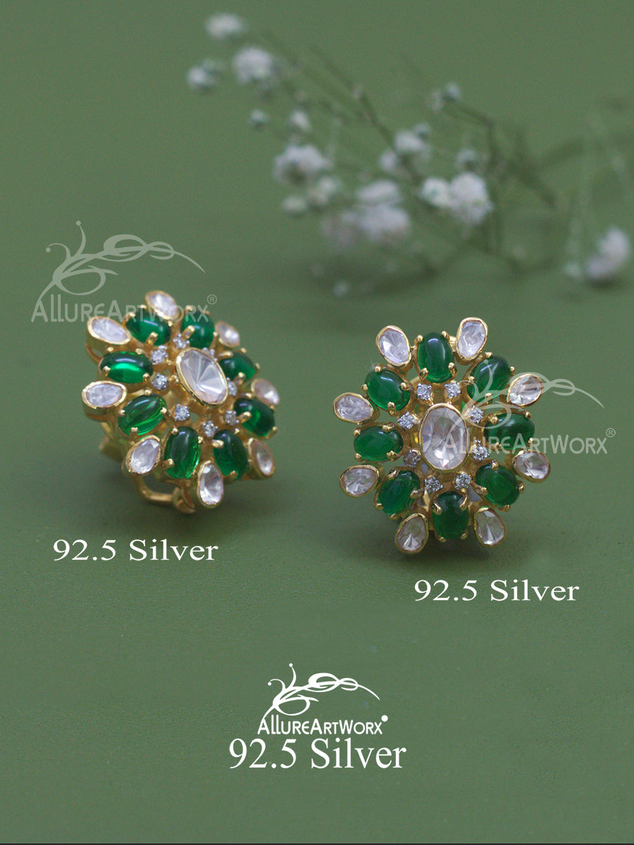 Verdelle Silver Earrings