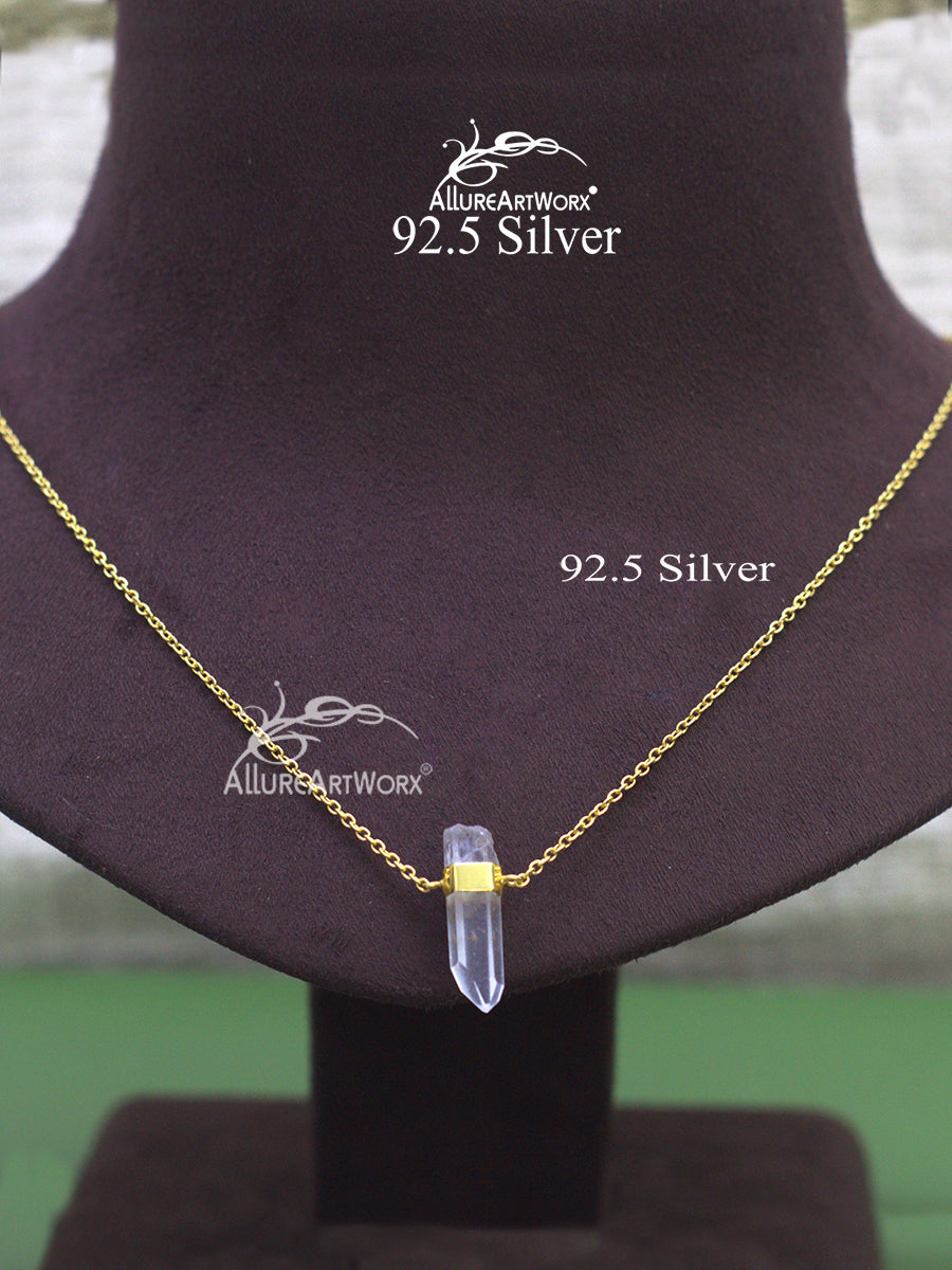 Crystal Silver Chain