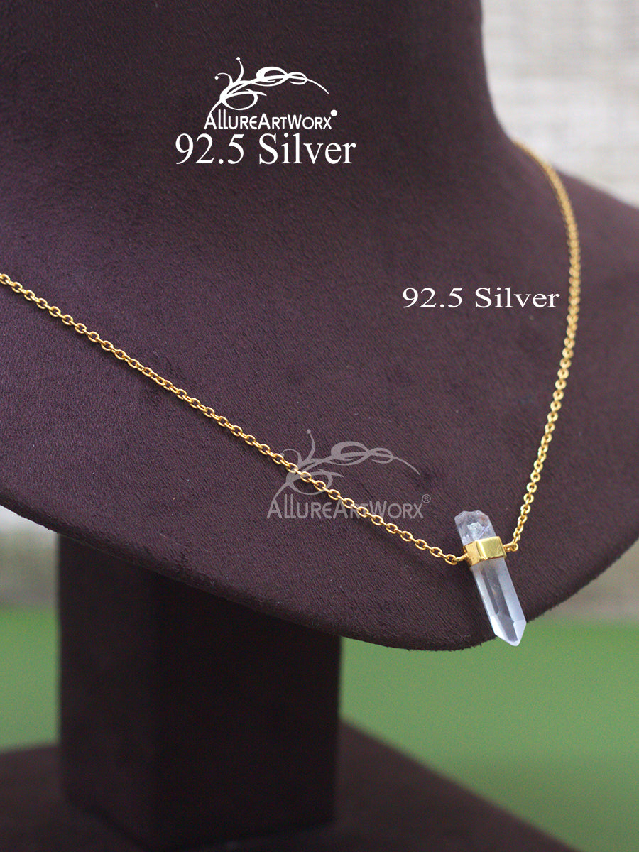 Crystal Silver Chain