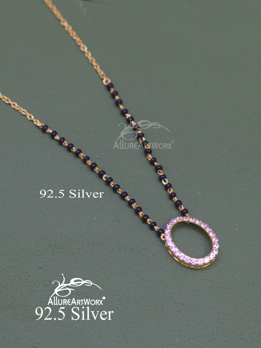 Della Silver Mangalsutra