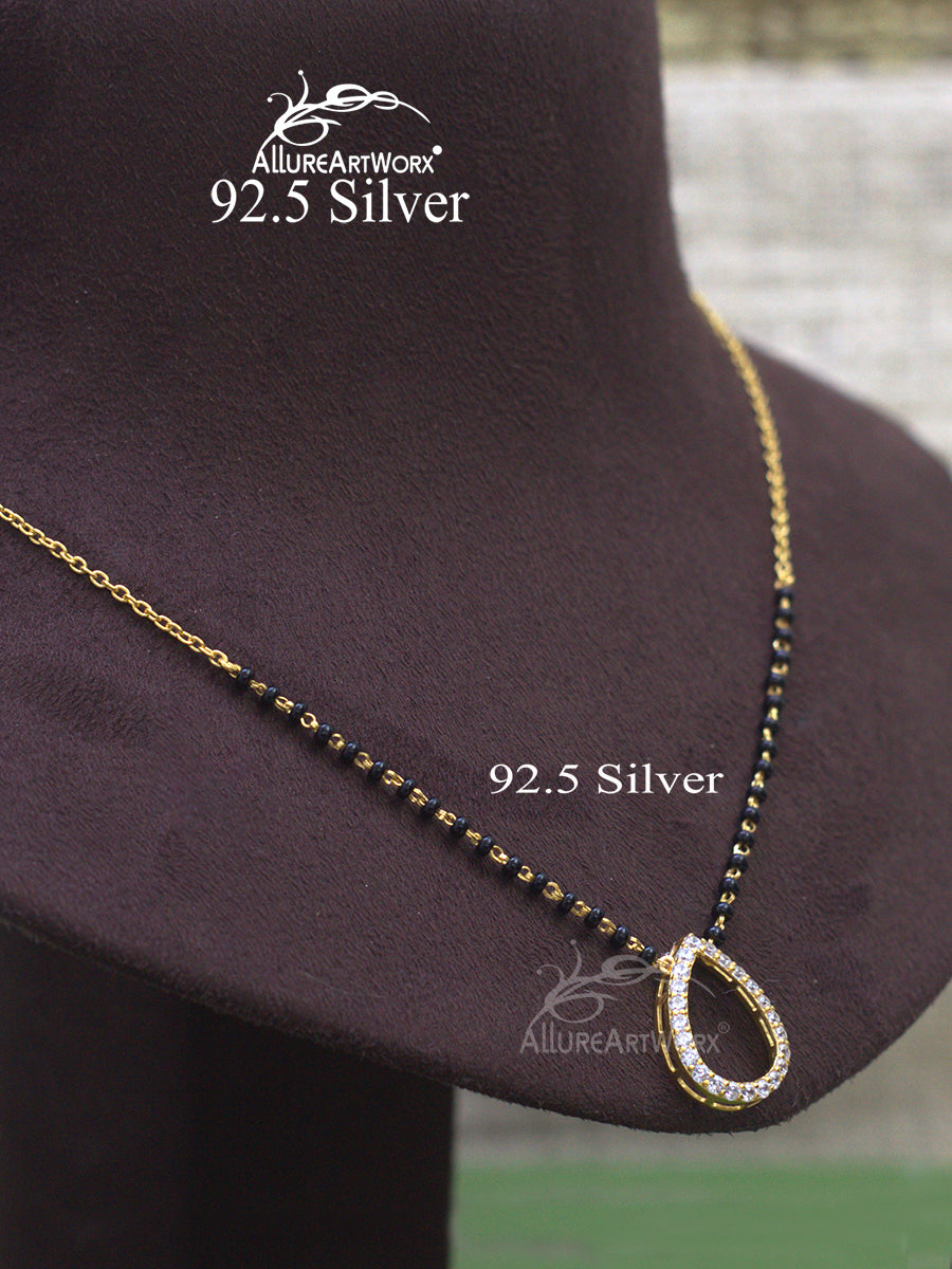 Aleena Silver Mangalsutra