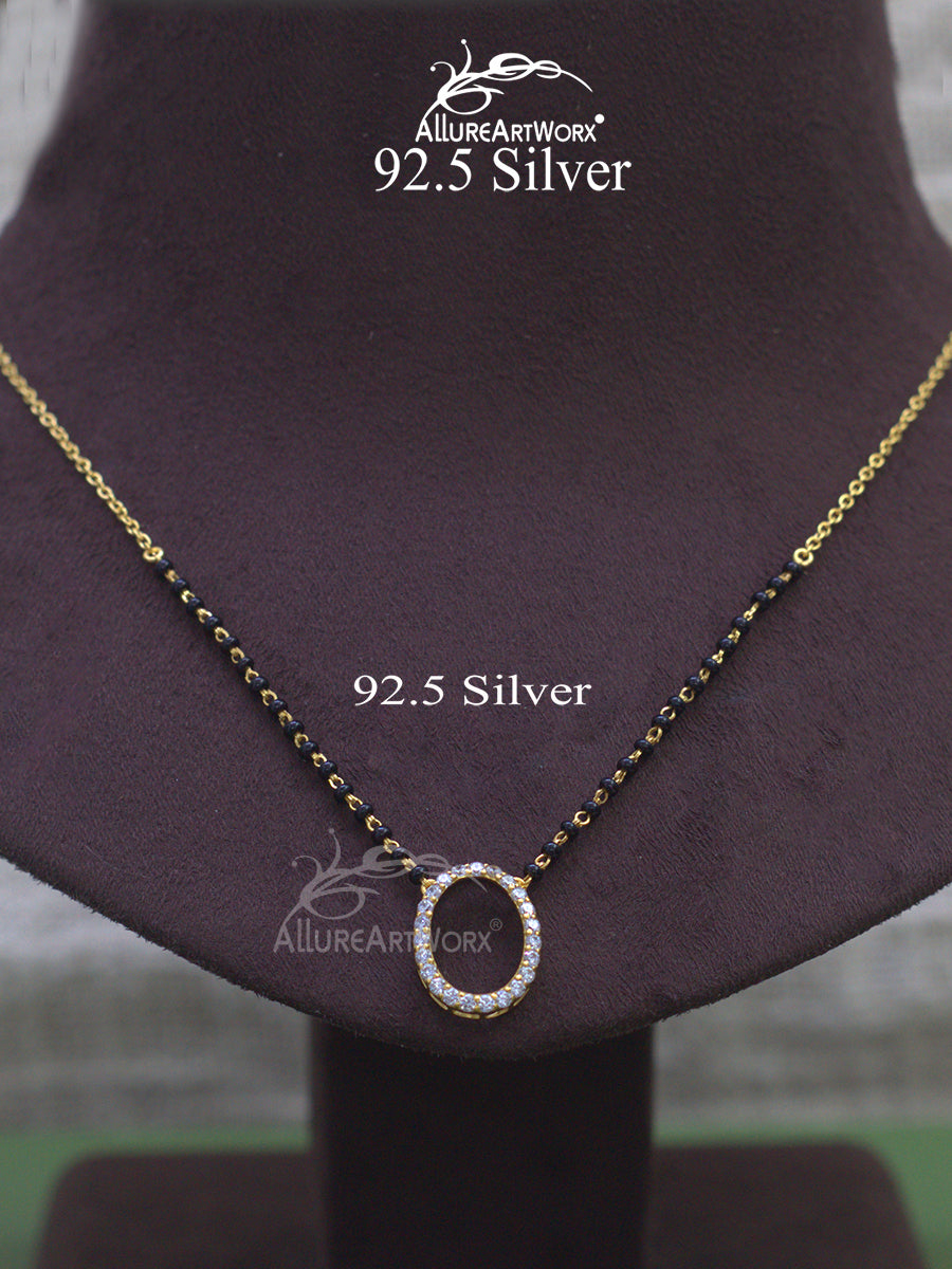 Della Silver Mangalsutra