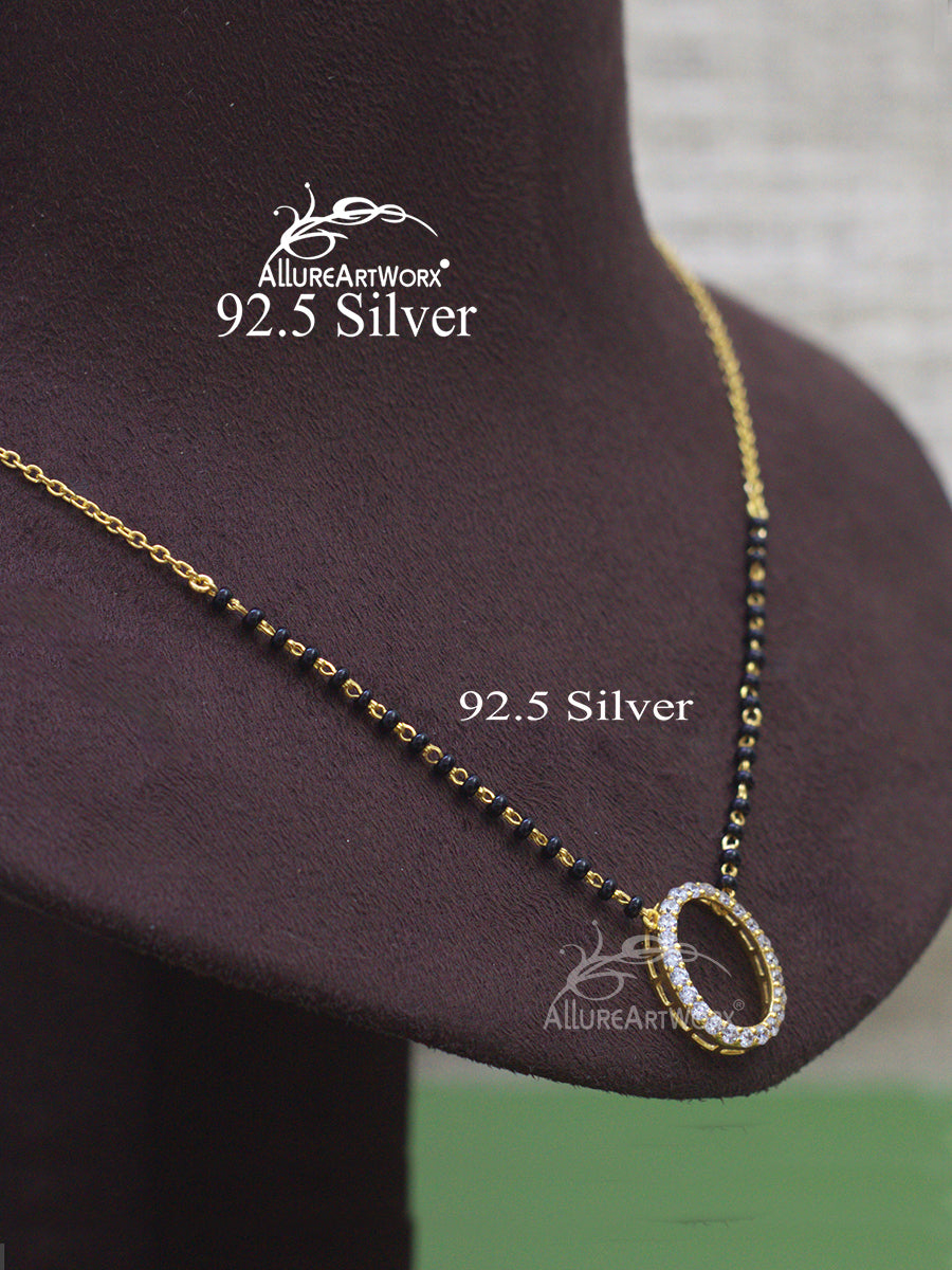 Della Silver Mangalsutra