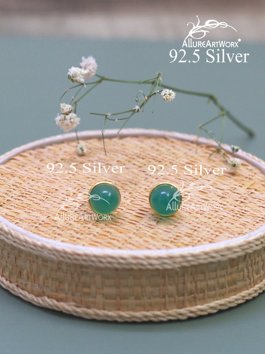 Onyx Silver Earrings