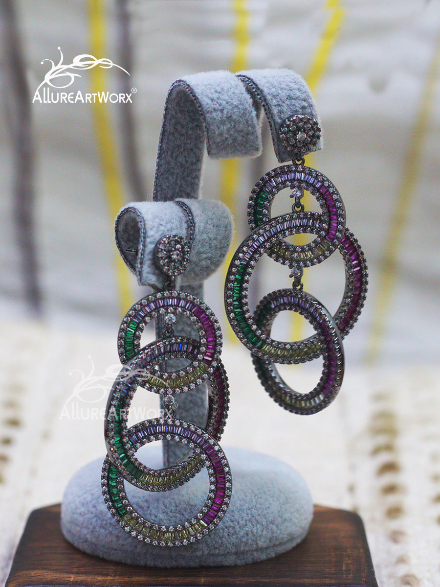 Colourful Earrings(long-victorian)