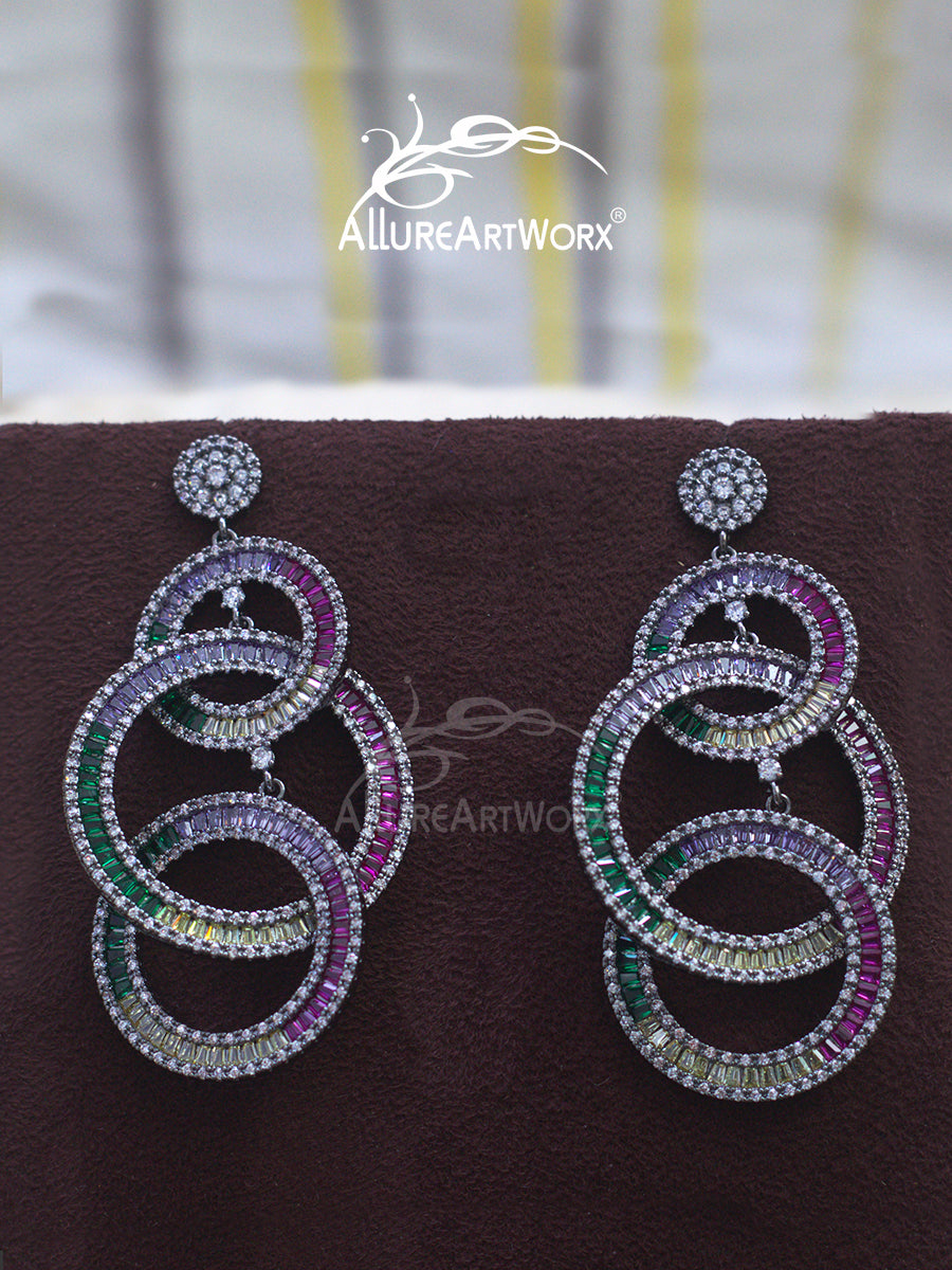 Colourful Earrings(long-victorian)