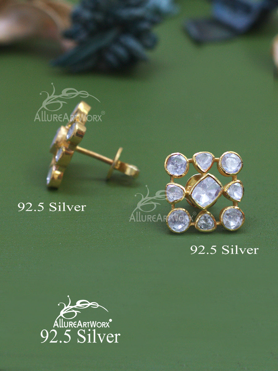 Radiant Silver Earrings