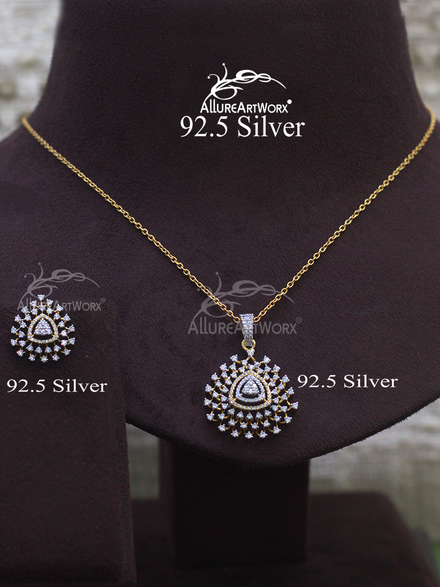 Aino Silver Pendant Set