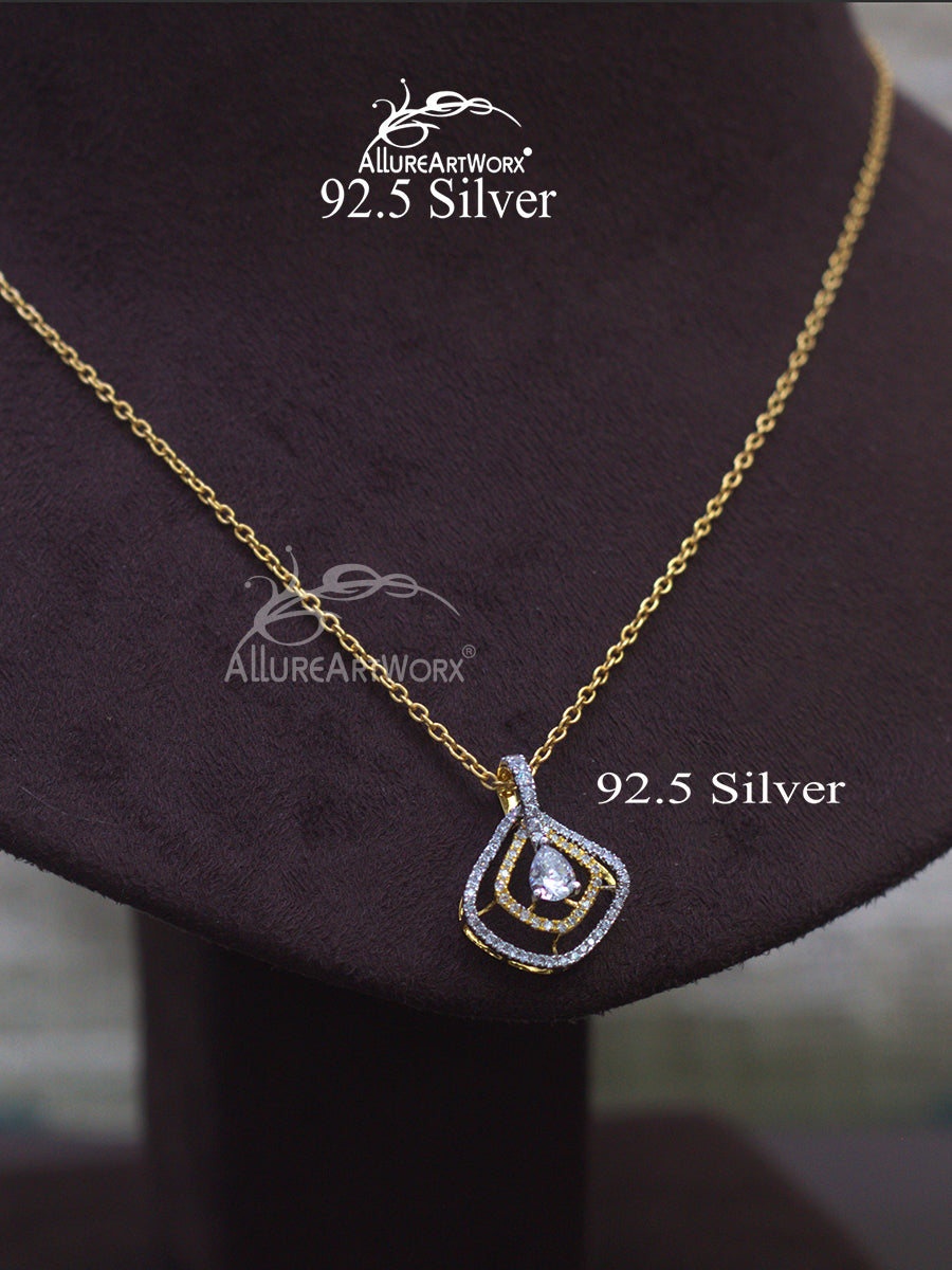 Phoebe Silver Pendant Set