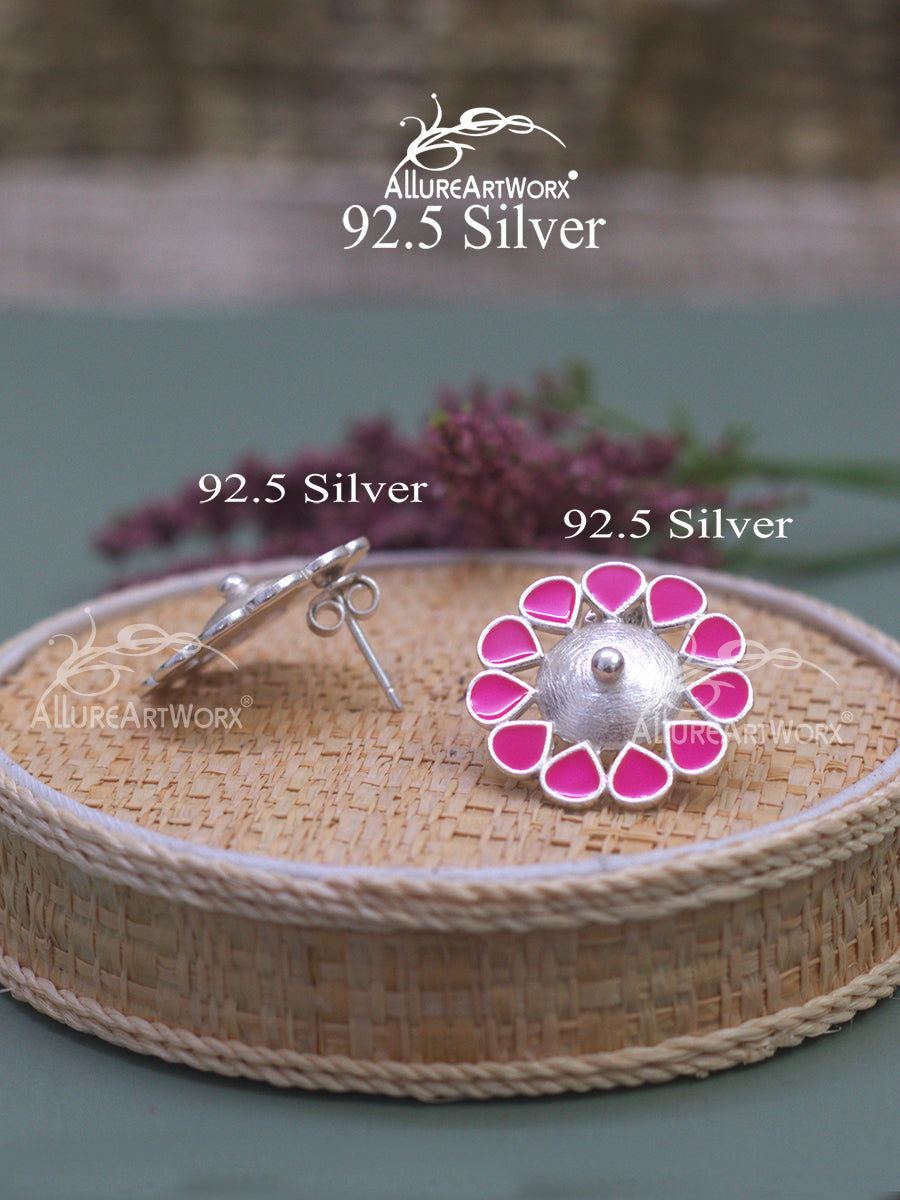 Flora Silver Earrings