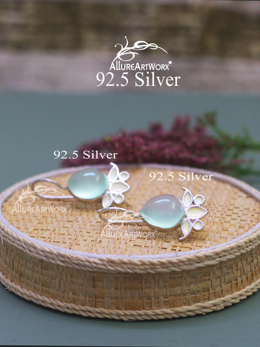 Cordelia Silver Hooks