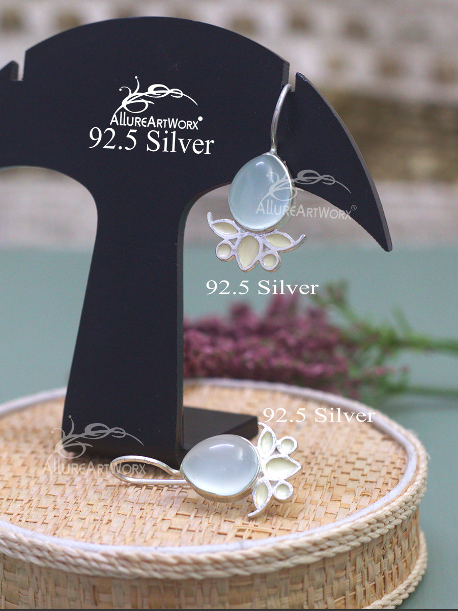 Cordelia Silver Hooks