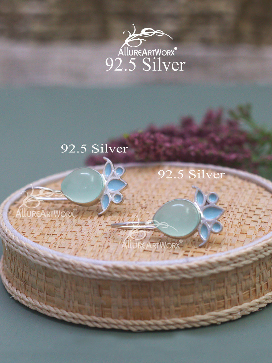 Cordelia Silver Hooks