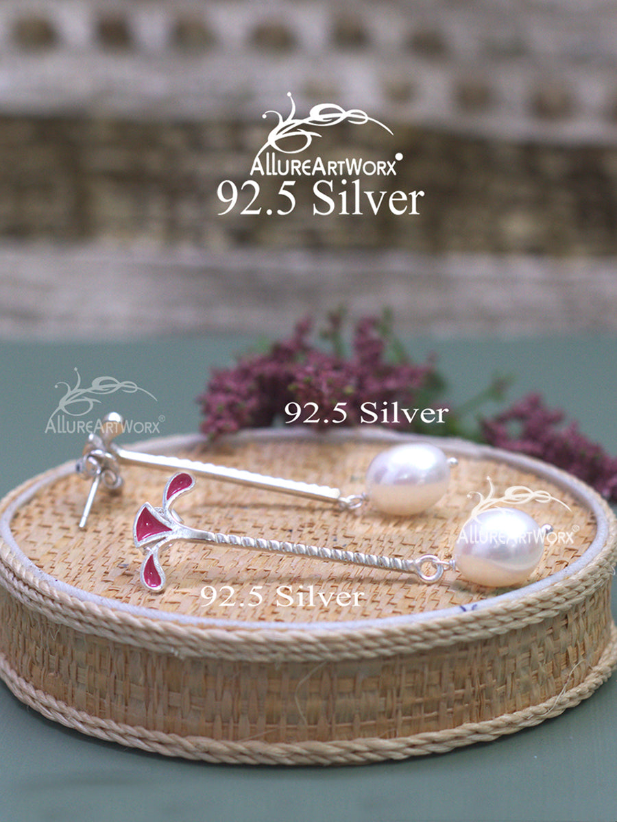 Adoeete Silver Earrings