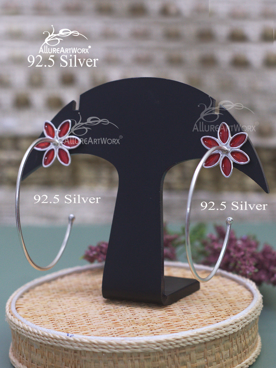 Flora Silver Earrings