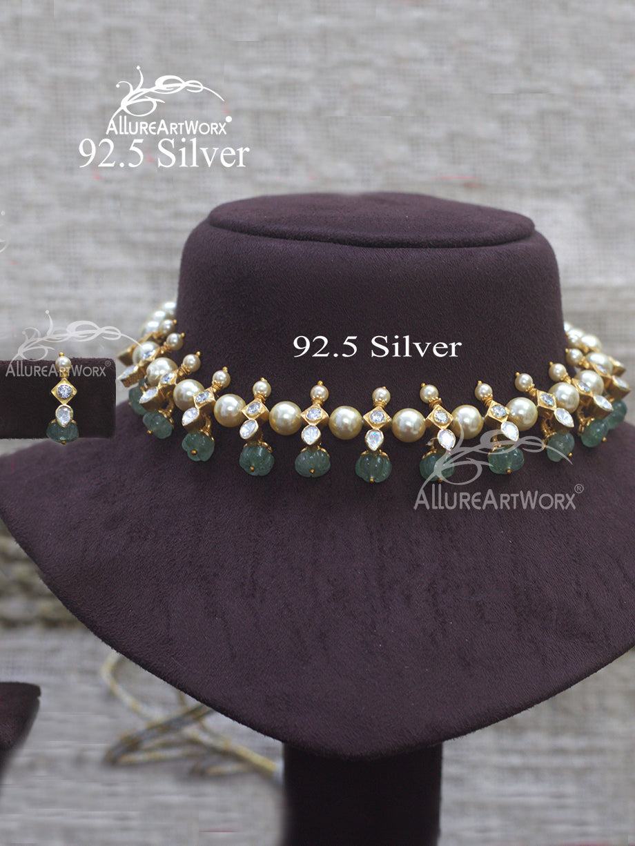 Adhaita Silver Necklace(Preorder)