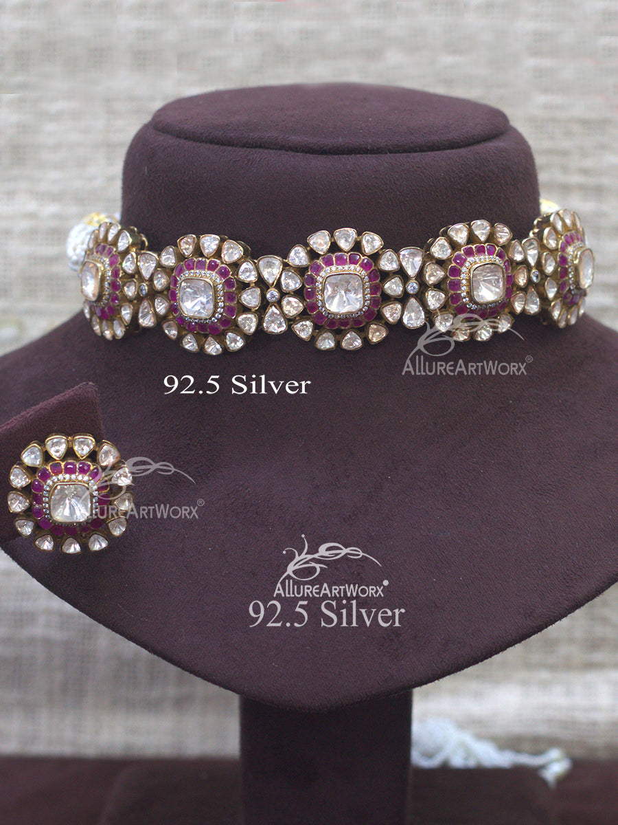 Kathyln Silver Choker