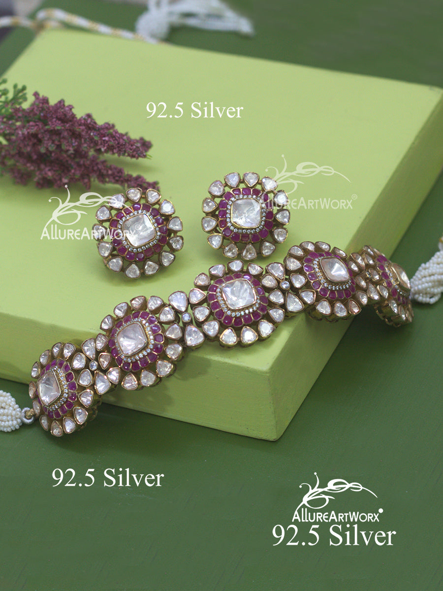 Kathyln Silver Choker