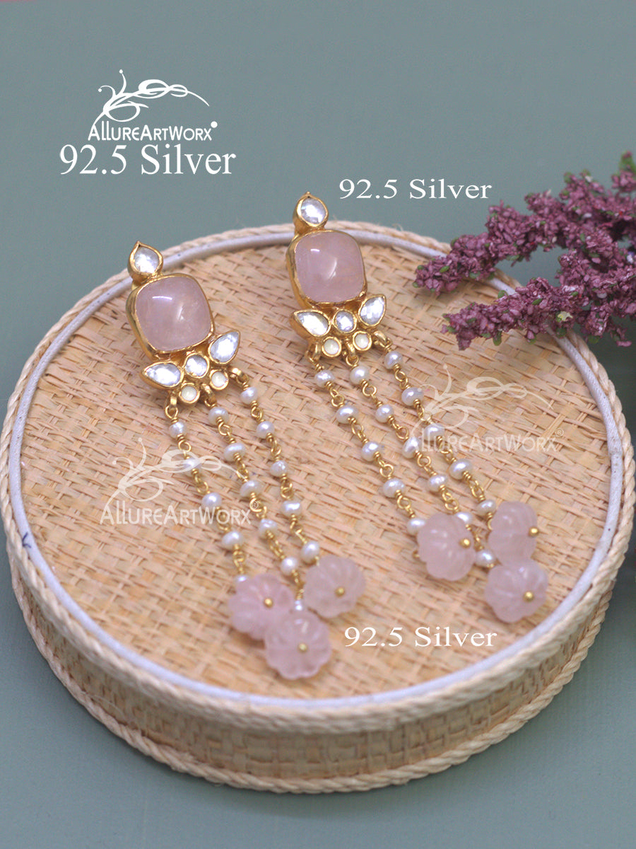 Ruzova Silver Earrings