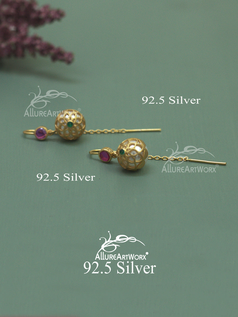 Ekkavali Silver Earrings