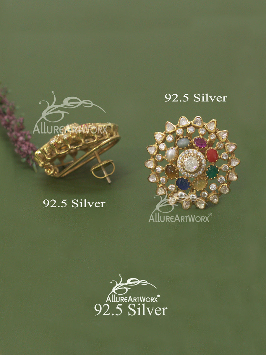 Preet Silver Earrings