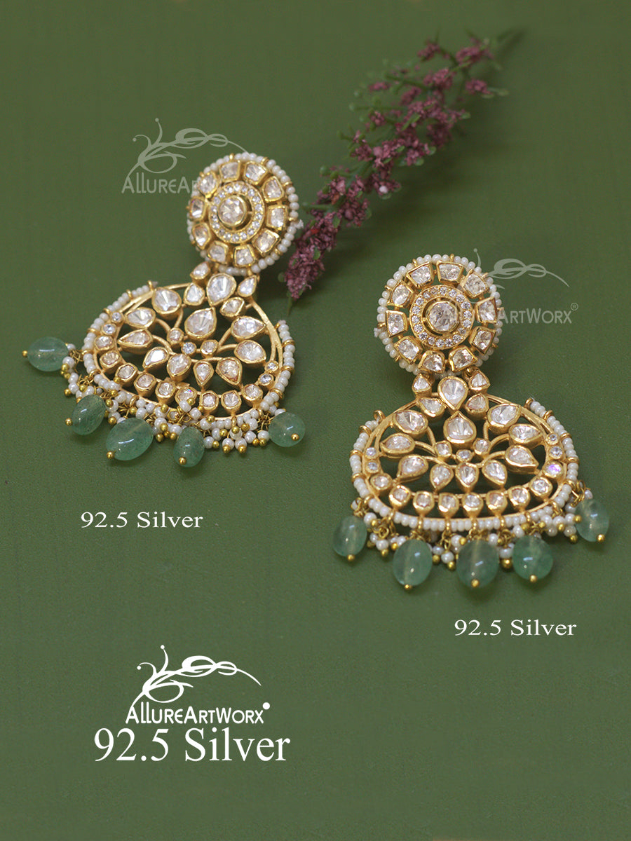 Arzoo Silver Earrings(long)