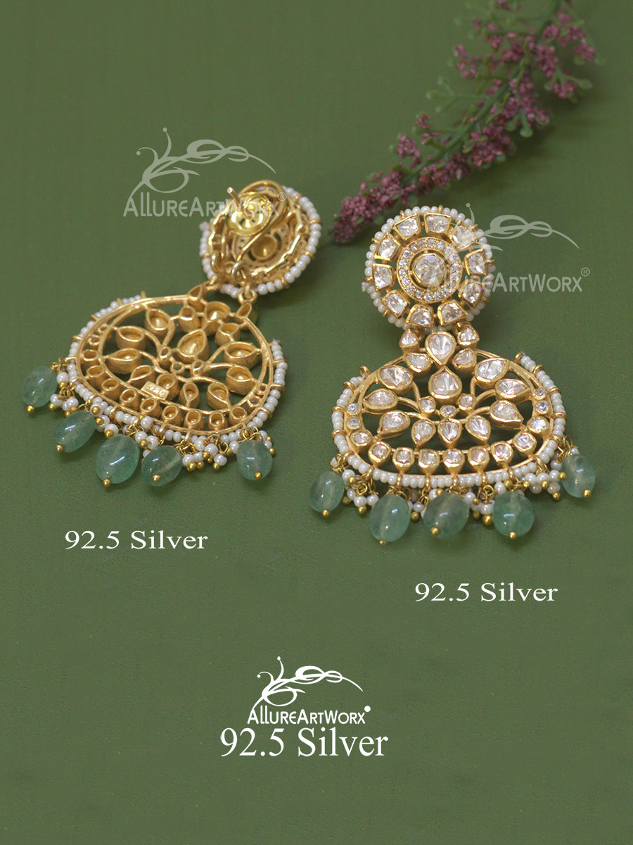 Arzoo Silver Earrings(long)