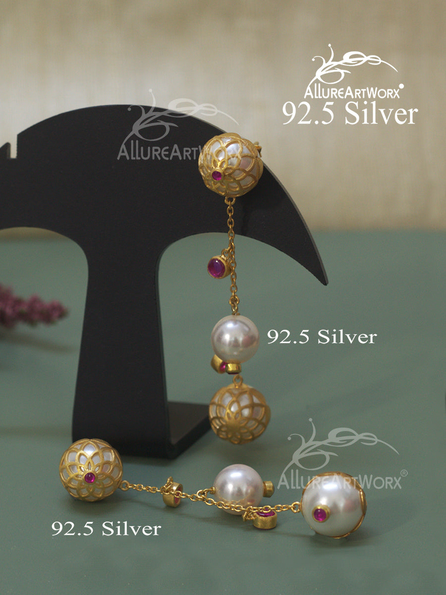 Maisie Silver Earrings(long)