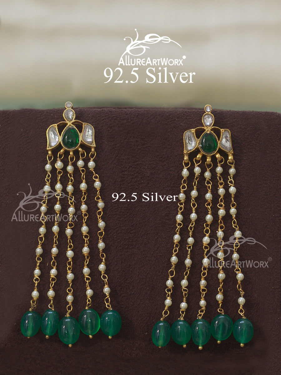 Calista Silver Earrings(long)