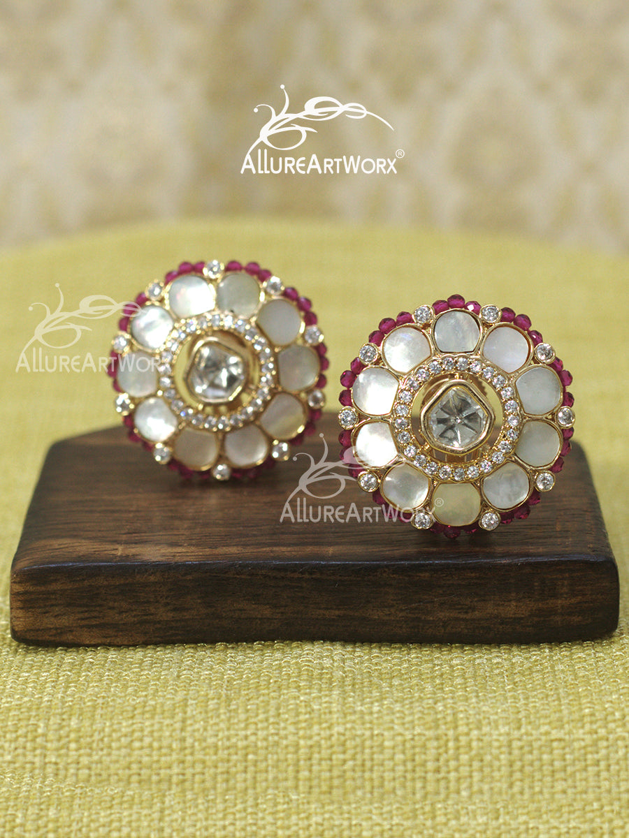 Trendy Earrings(big-light rosegold)