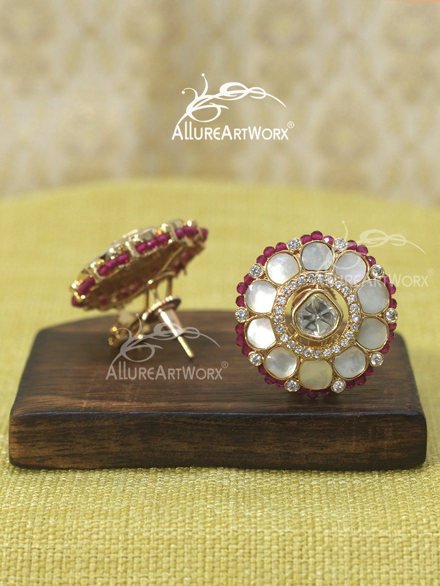 Trendy Earrings(big-light rosegold)